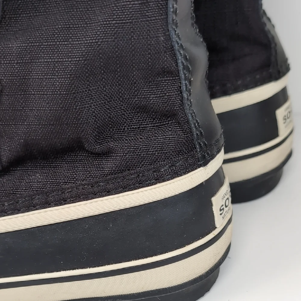 Sorel Black Waterproof Lace-Up Boots Women Size 8 - Picture 4 of 9